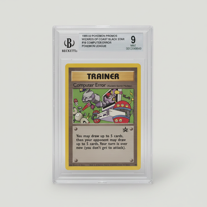Computer Error #16 Pokémon TCG Black Star Promo BGS 9 MINT – front view