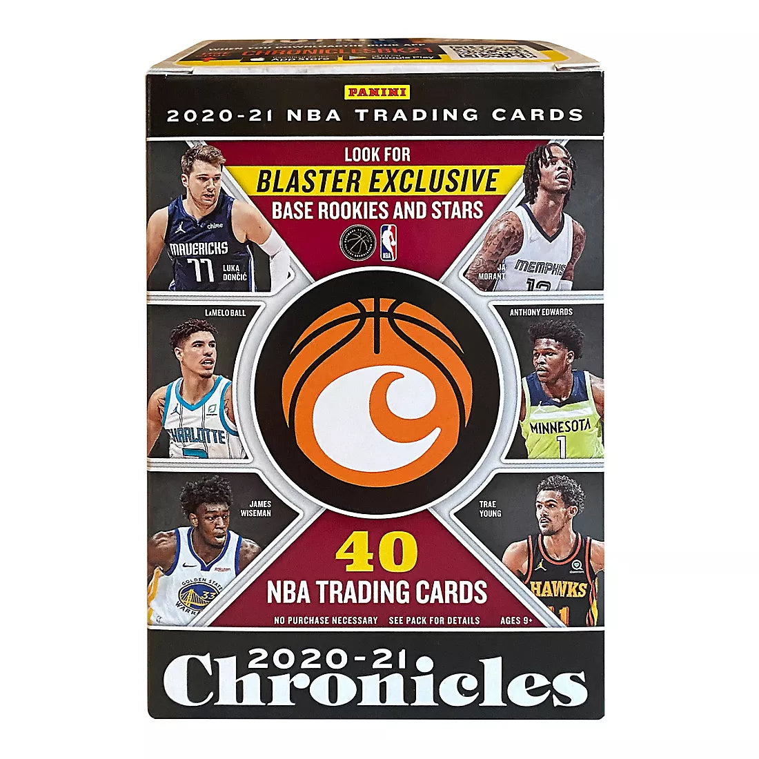 2020-21 Panini Chronicles NBA Basketball Blaster Box Factory Sealed – front view