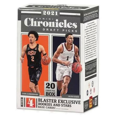 2021 Panini Chronicles Basketball Draft Picks Blaster Box – front view