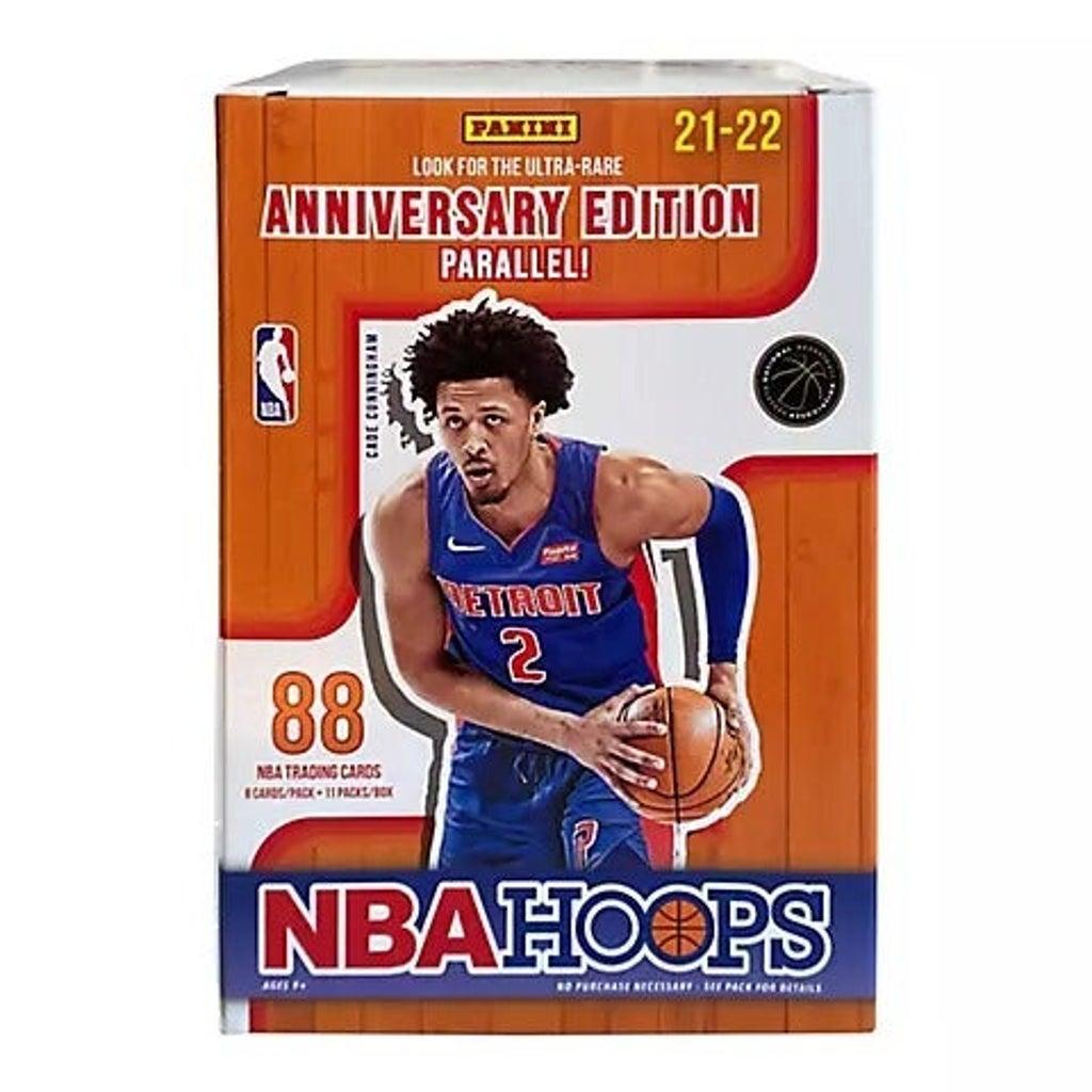 2021-22 Panini NBA Hoops Basketball Anniversary Edition Blaster Box – front view