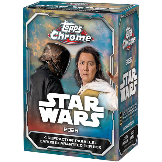2025 Topps Chrome Star Wars Value Box TCG Factory Sealed – front view