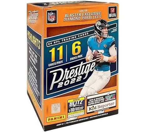 2022 Panini Prestige NFL Football Blaster Box - Factory Sealed – front view