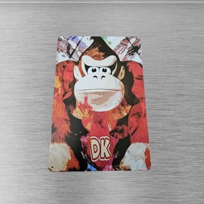 Donkey Kong DK 12x8 Inch Tin Metal Sign Wall Art – front view