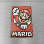 Super Mario Modern Art 12x8 Metal Wall Sign – front view