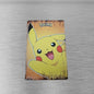 Pokémon Pikachu Happy 12x8 Inch Tin Metal Sign Wall Art – front view