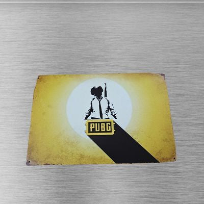 PlayerUnknown's Battlegrounds 8x12 Inch Metal Tin Sign Decor – front view