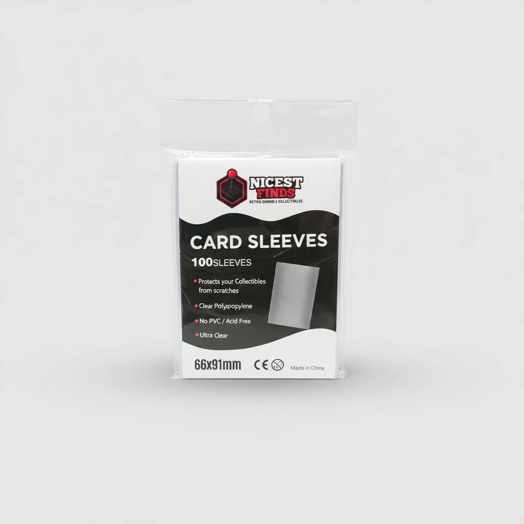 OldStyleGamings 66x91mm Premium Trading Card Sleeves, 100 Count Pack – front view