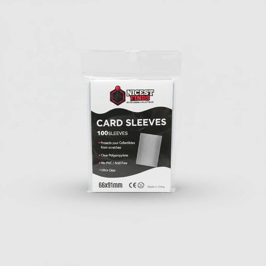 OldStyleGamings 66x91mm Premium Trading Card Sleeves, 100 Count Pack – front view