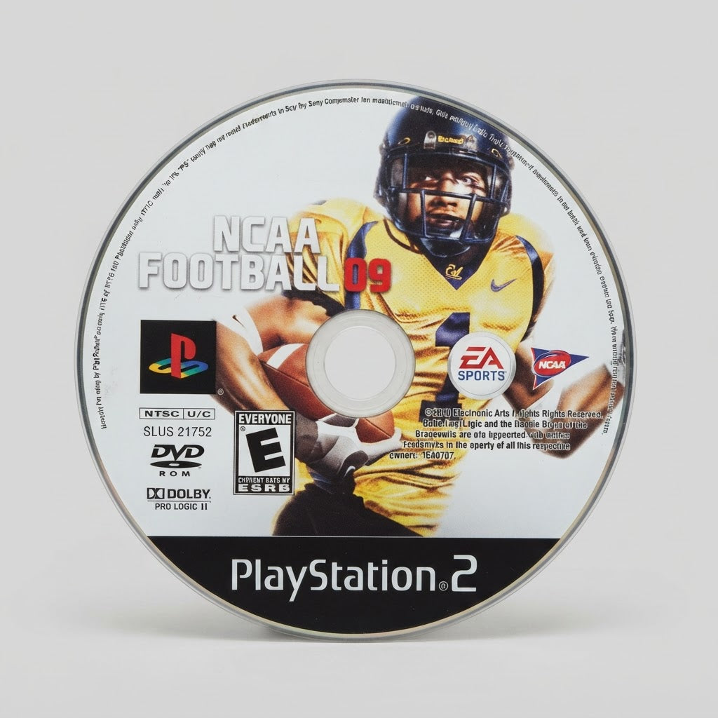 NCAA Football 09 for PlayStation 2 - Disc Only – front view