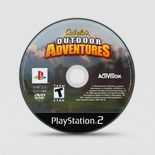 Cabela's Outdoor Adventures PlayStation 2 PS2 Game Disc Only – front view