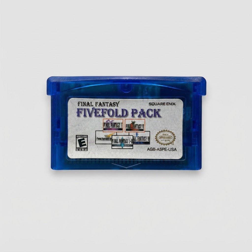Final Fantasy Fivefold Pack for Game Boy Advance – front view