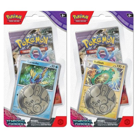 Pokémon TCG: Scarlet & Violet—Temporal Forces Blister Pack – front view
