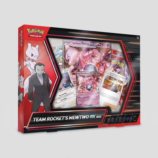 Team Rocket's Mewtwo ex Box Pokémon TCG Factory Sealed – front view