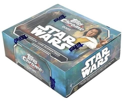2025 Topps Chrome Star Wars Hobby Box, Factory Sealed – front view