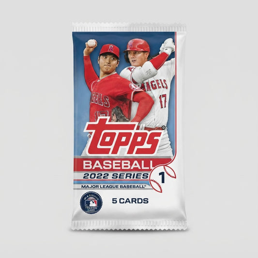2022 Topps Baseball Series 1 Hobby Pack - 5 Card Gravity Pack – front view