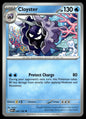 Cloyster #091/165 Pokémon TCG 151 Uncommon Card Near Mint – front view