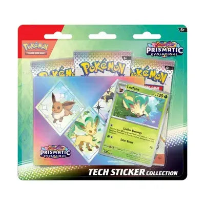 Pokémon Scarlet & Violet Prismatic Evolutions Tech Sticker Collection – front view