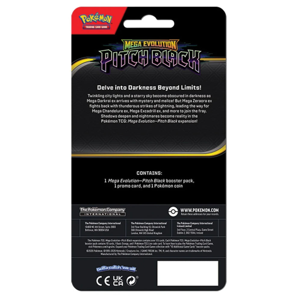 Pokémon TCG: Mega Evolution Pitch Black Blister Pack – photo 2 of 3