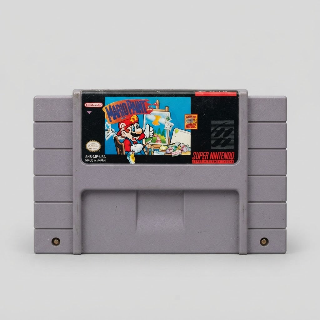 Mario Paint Super Nintendo SNES Cartridge Only – front view