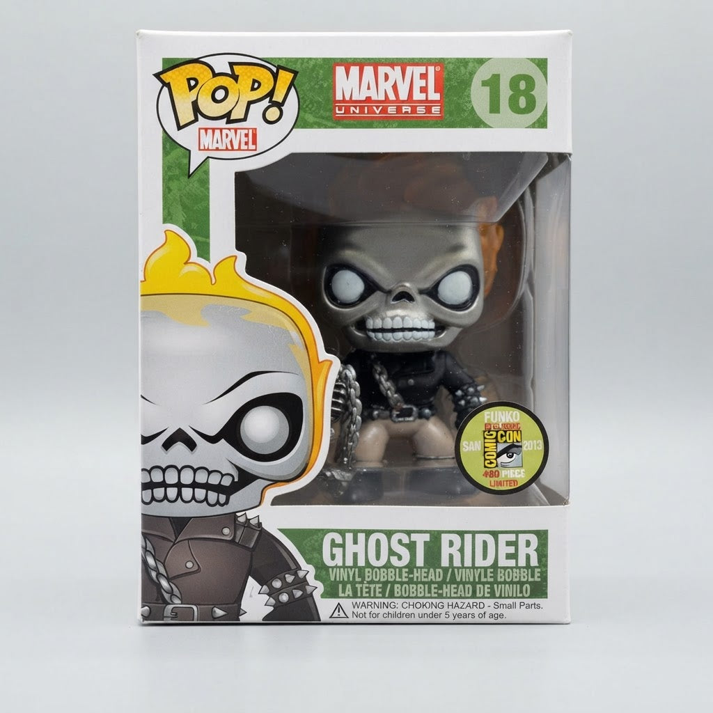 Funko Pop! Marvel Ghost Rider #18 2013 SDCC Exclusive – front view