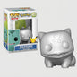 Funko Pop! Pokémon Bulbasaur Silver #453 25th Anniversary Figure – front view
