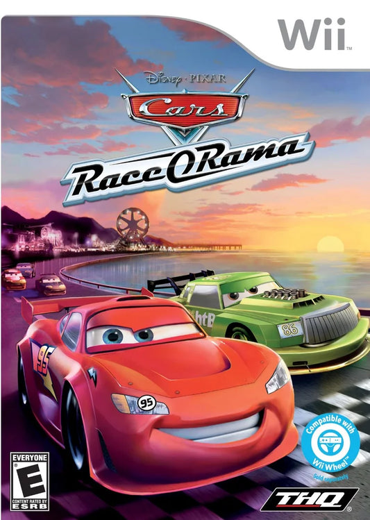 Disney/Pixar Cars Race-O-Rama for Nintendo Wii with Case – front view