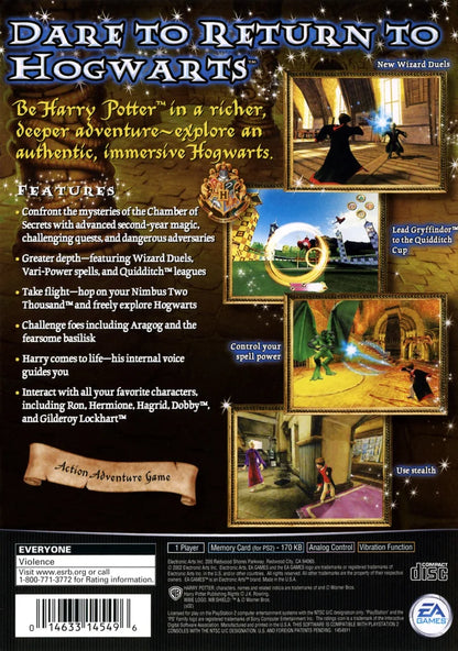 Harry Potter and the Chamber of Secrets PlayStation 2 Greatest Hits CIB – photo 2 of 4