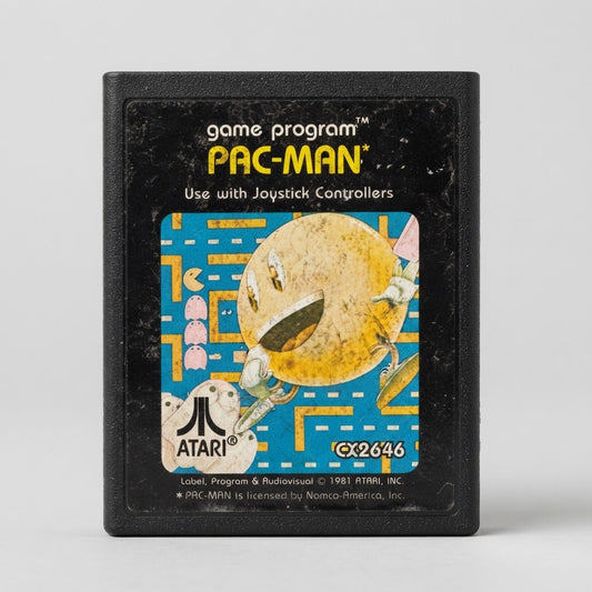 Pac-Man Atari 2600 Cartridge Only Acceptable Condition – front view