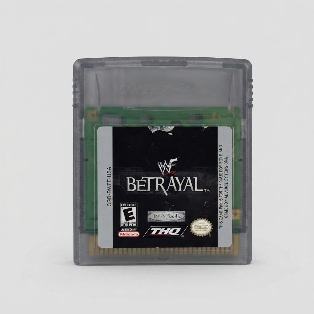 WWF Betrayal for Game Boy Color, Game Only – front view
