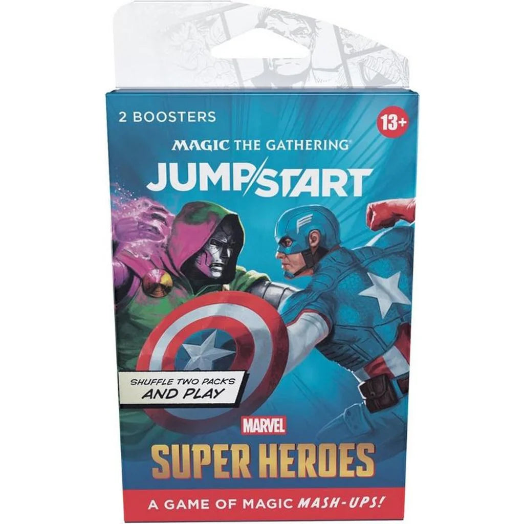 Magic: The Gathering Jumpstart Booster 2-Pack - Marvel Super Heroes – front view