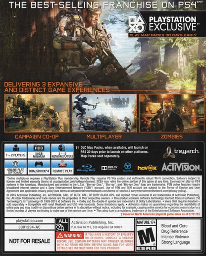 Call of Duty: Black Ops III for PlayStation 4 - Complete in Box – photo 5 of 5