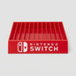Nintendo Switch Game Storage Rack - Red – front view