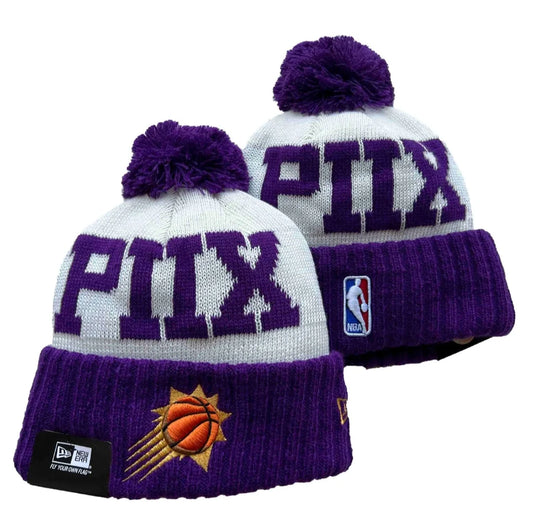 Phoenix Suns NBA Edition Pom Beanie by New Era – front view