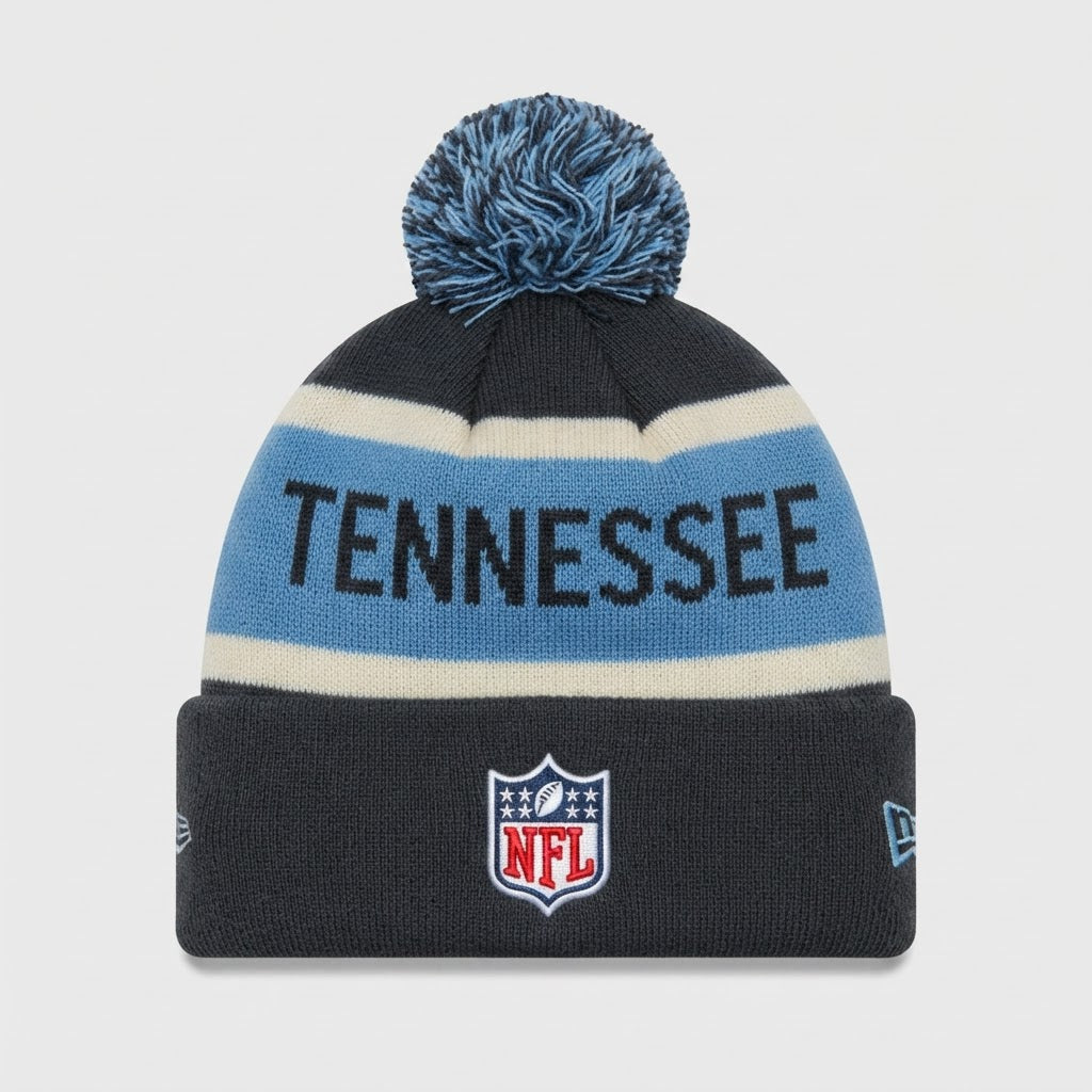 Tennessee Titans New Era Pom Beanie Hat with Tags – photo 2 of 2
