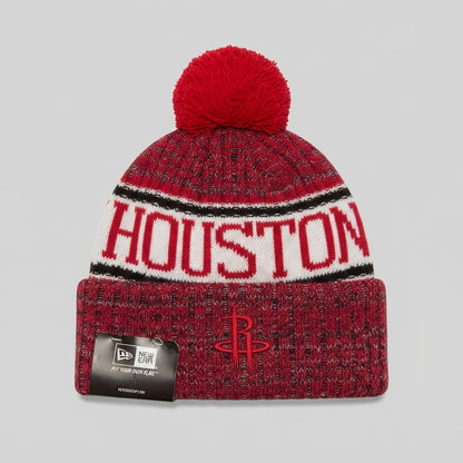 Houston Rockets New Era Pom Beanie New with Tags – front view