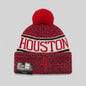 Houston Rockets New Era Pom Beanie New with Tags – front view