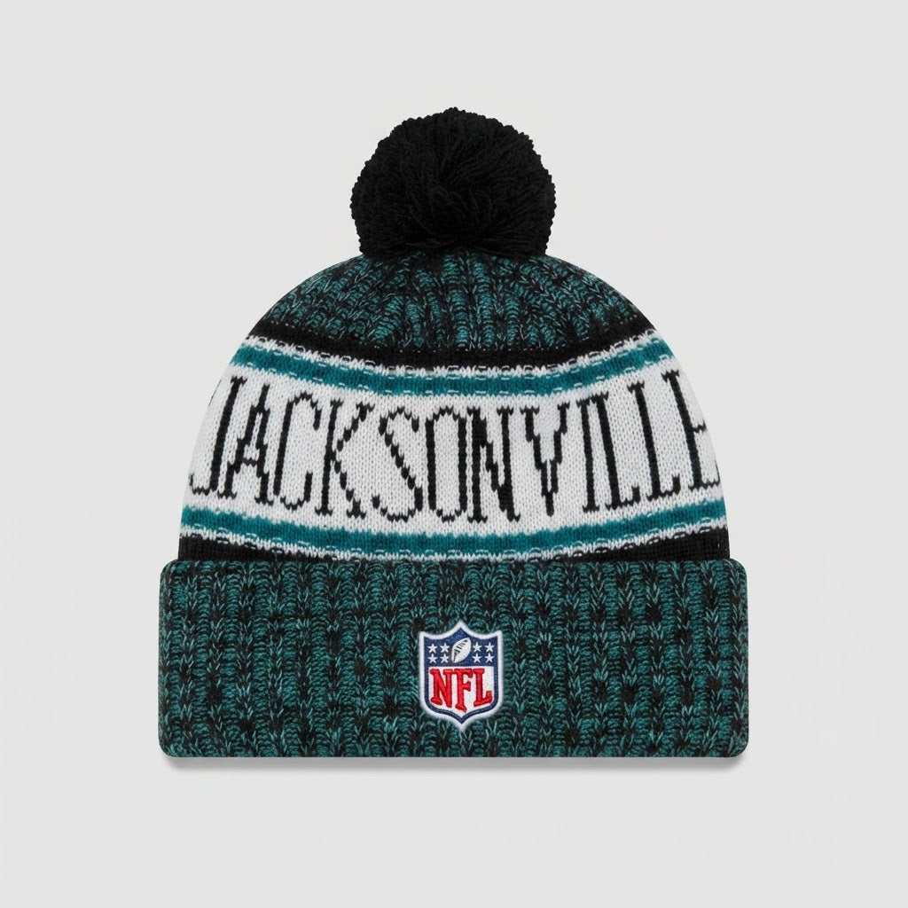 Jacksonville Jaguars New Era Pom Beanie Brand New with Tags – photo 2 of 2