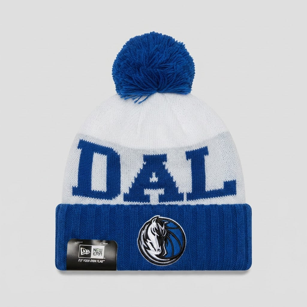 Dallas Mavericks New Era Pom Beanie New with Tags – front view