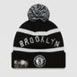 Brooklyn Nets New Era Pom Beanie New With Tags – front view