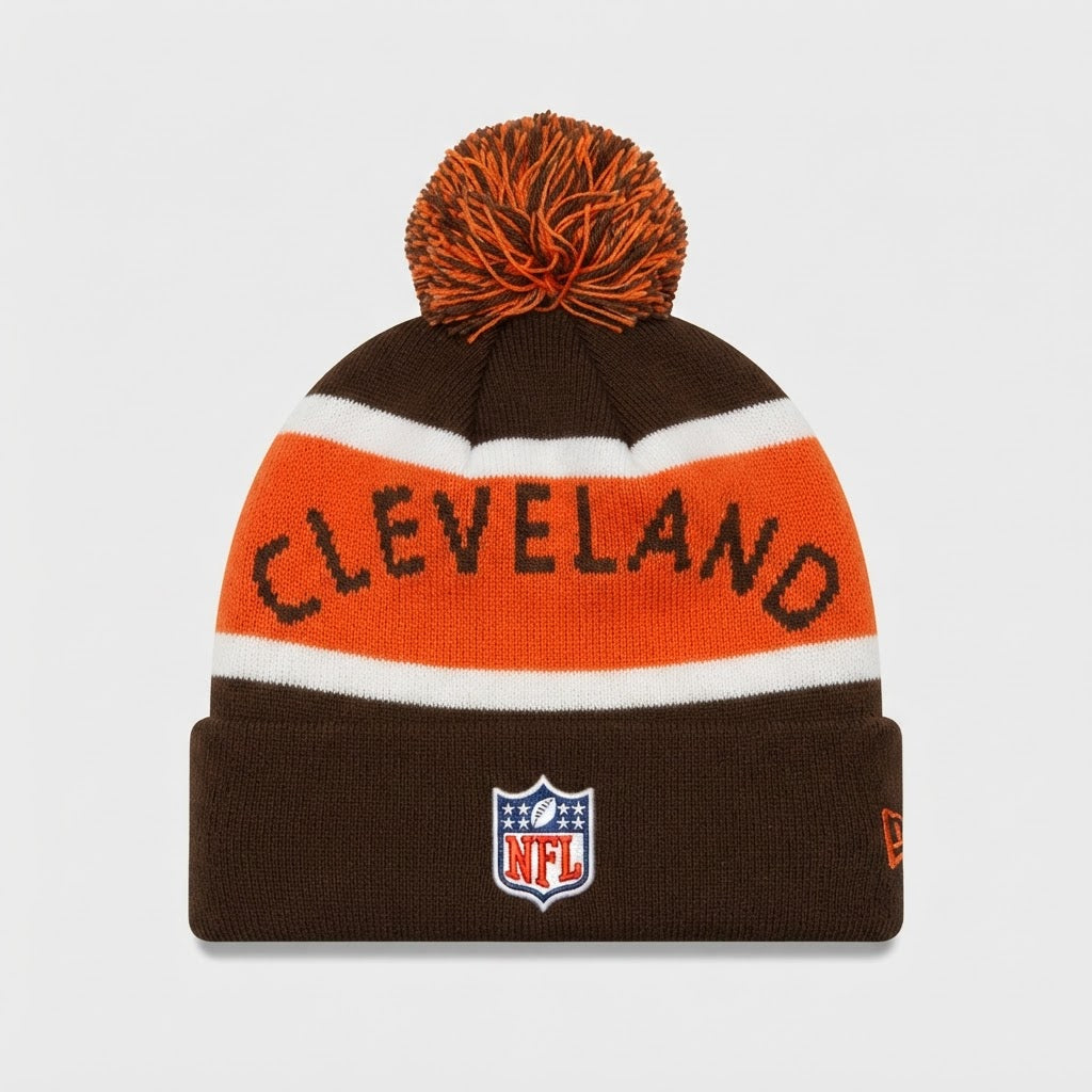 New Era Cleveland Browns NFL Pom Beanie New With Tags – photo 2 of 2