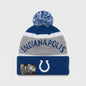 Indianapolis Colts New Era Knit Pom Beanie New With Tags – front view