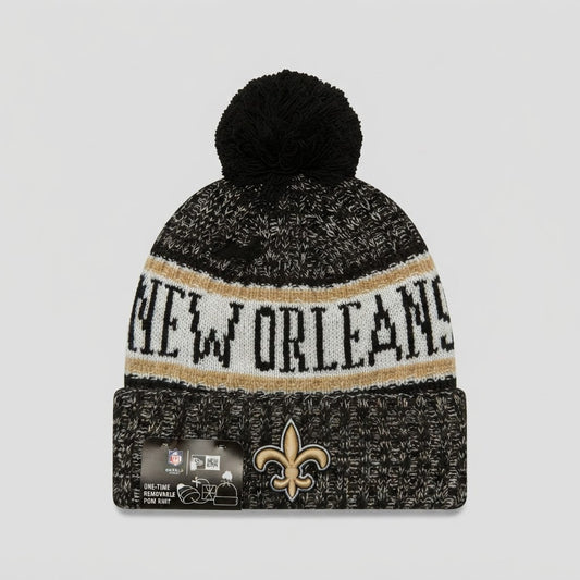 New Orleans Saints New Era Pom Beanie New With Tags – front view