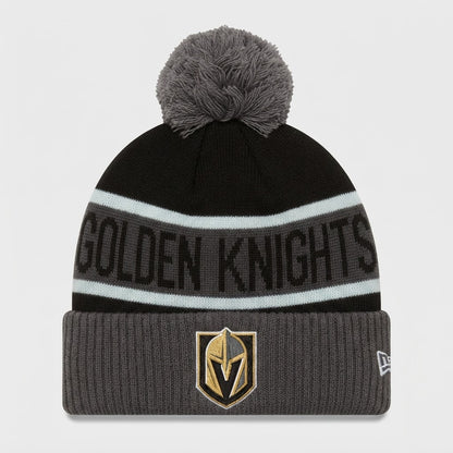 Vegas Golden Knights New Era NHL Pom Beanie New with Tags – front view