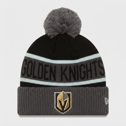 Vegas Golden Knights New Era NHL Pom Beanie New with Tags – front view