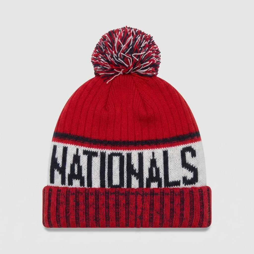 Washington Nationals MLB New Era Pom Beanie with Tags – photo 2 of 2