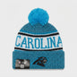 New Era Carolina Panthers NFL Pom Beanie - New with Tags – front view