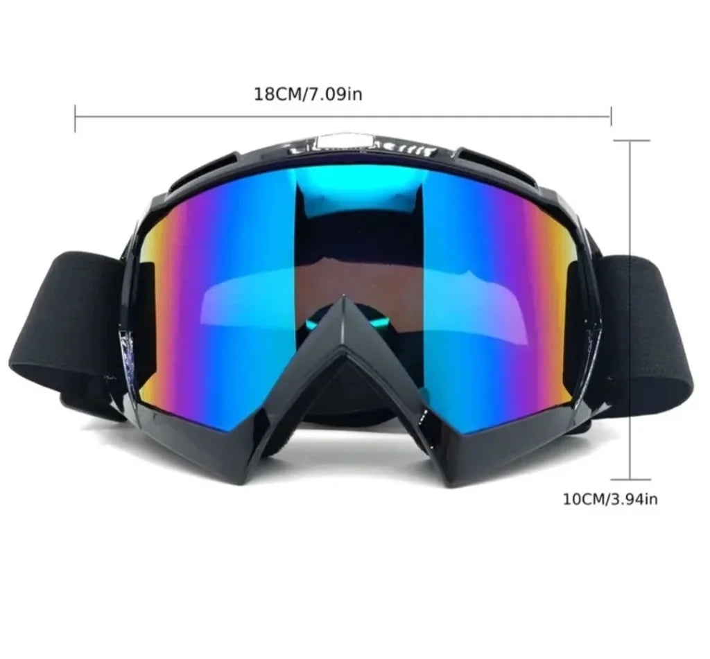Performance Winter Sports Goggles Mirrored UV400 Anti-Fog – front view
