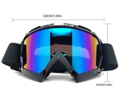 Performance Winter Sports Goggles Mirrored UV400 Anti-Fog – front view