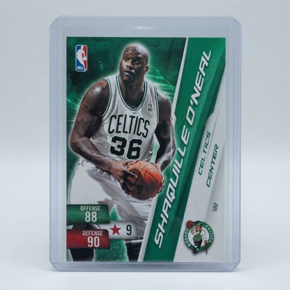 Shaquille O'Neal 2010-11 Panini Adrenalyn XL NBA #160 Boston Celtics – front view