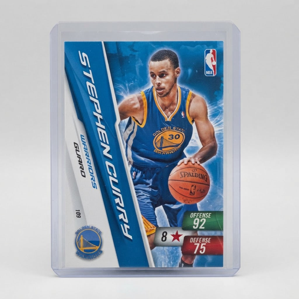 Stephen Curry 2010-11 Panini Adrenalyn XL #109 Basketball Trading Card – front view